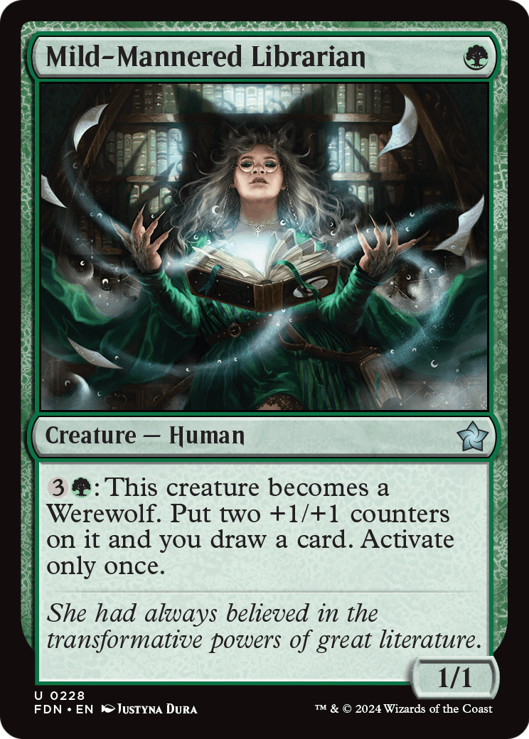 Mild-Mannered Librarian - (FDN) #228 (Foil)