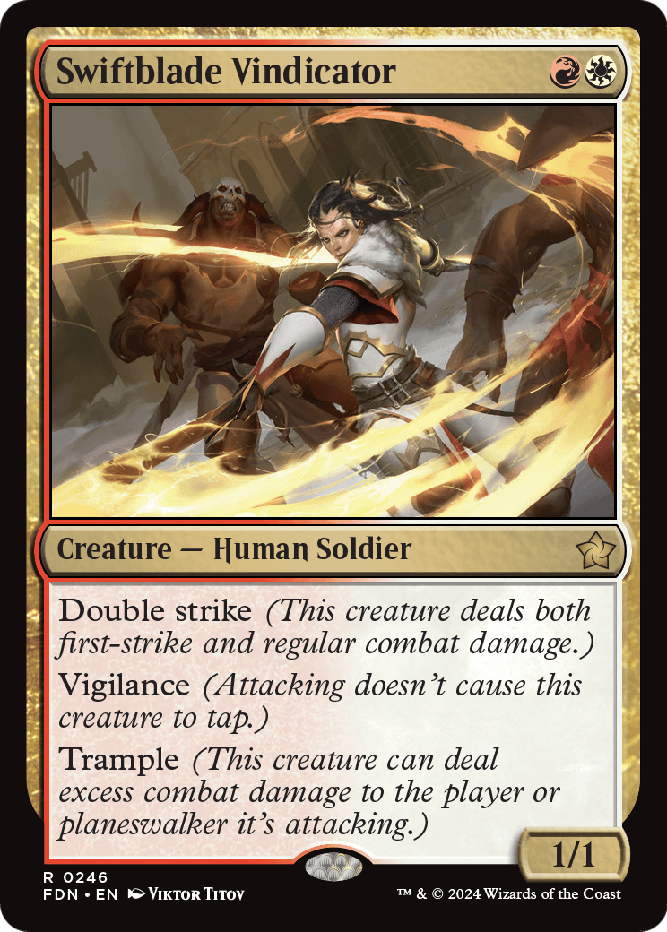 Swiftblade Vindicator - (FDN) #246
