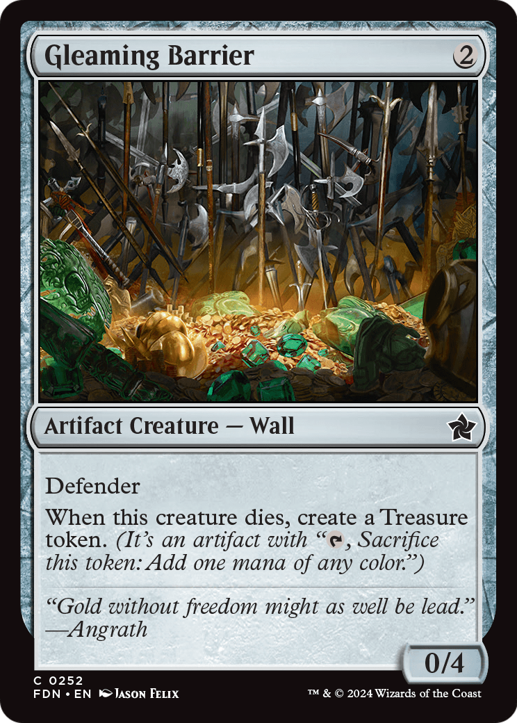 Gleaming Barrier - (FDN) #252