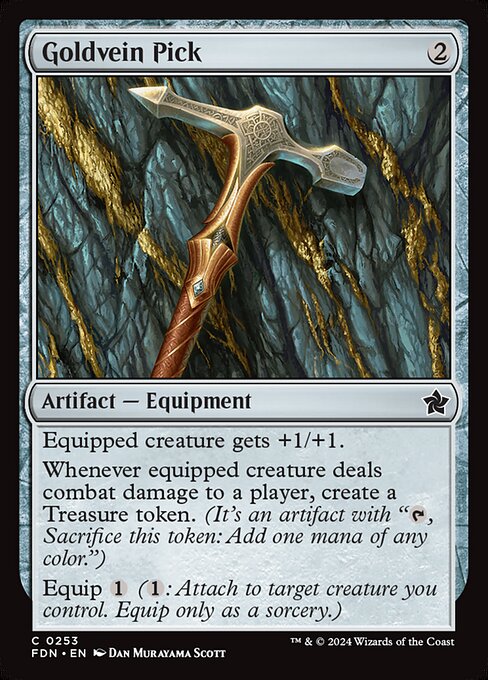 Goldvein Pick - (FDN) #253