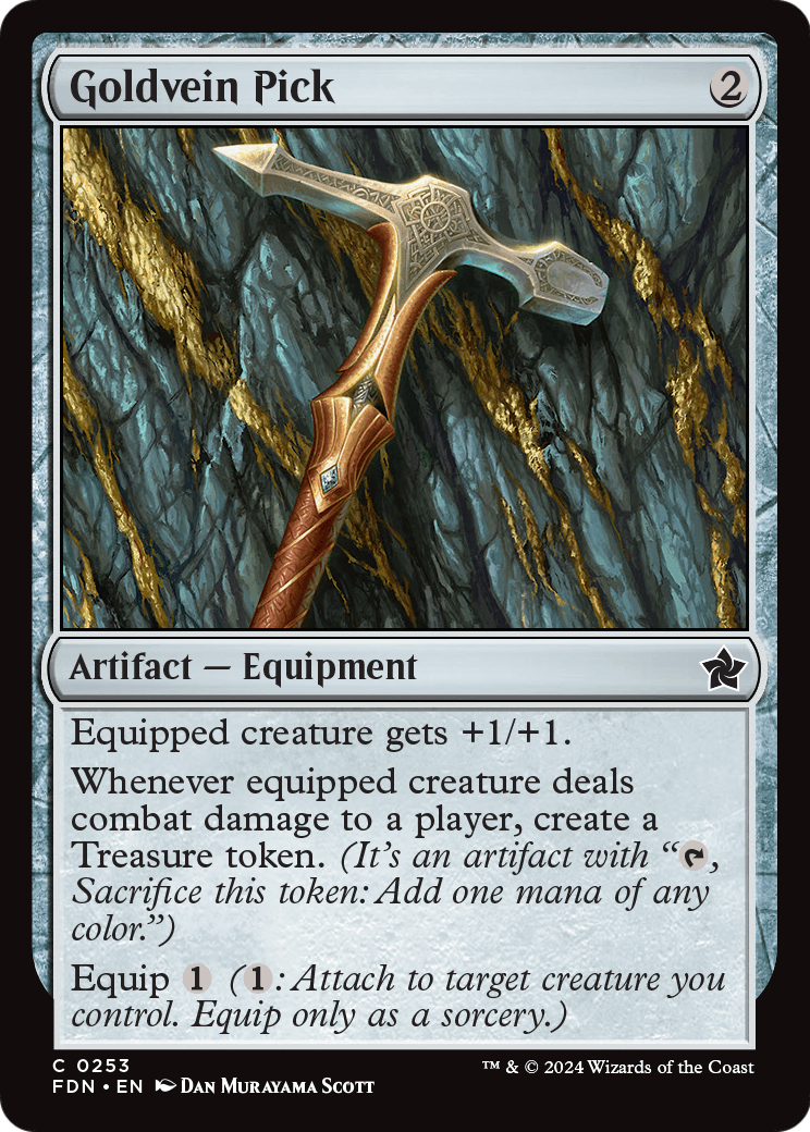 Goldvein Pick - (FDN) #253