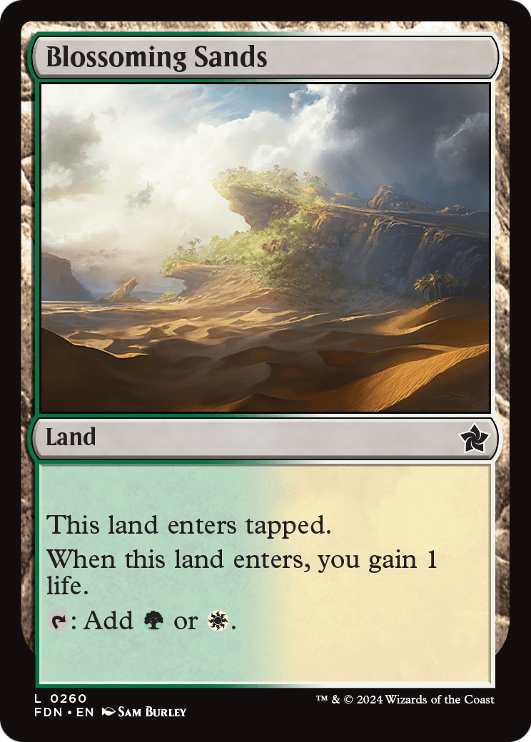 Blossoming Sands - (FDN) #260