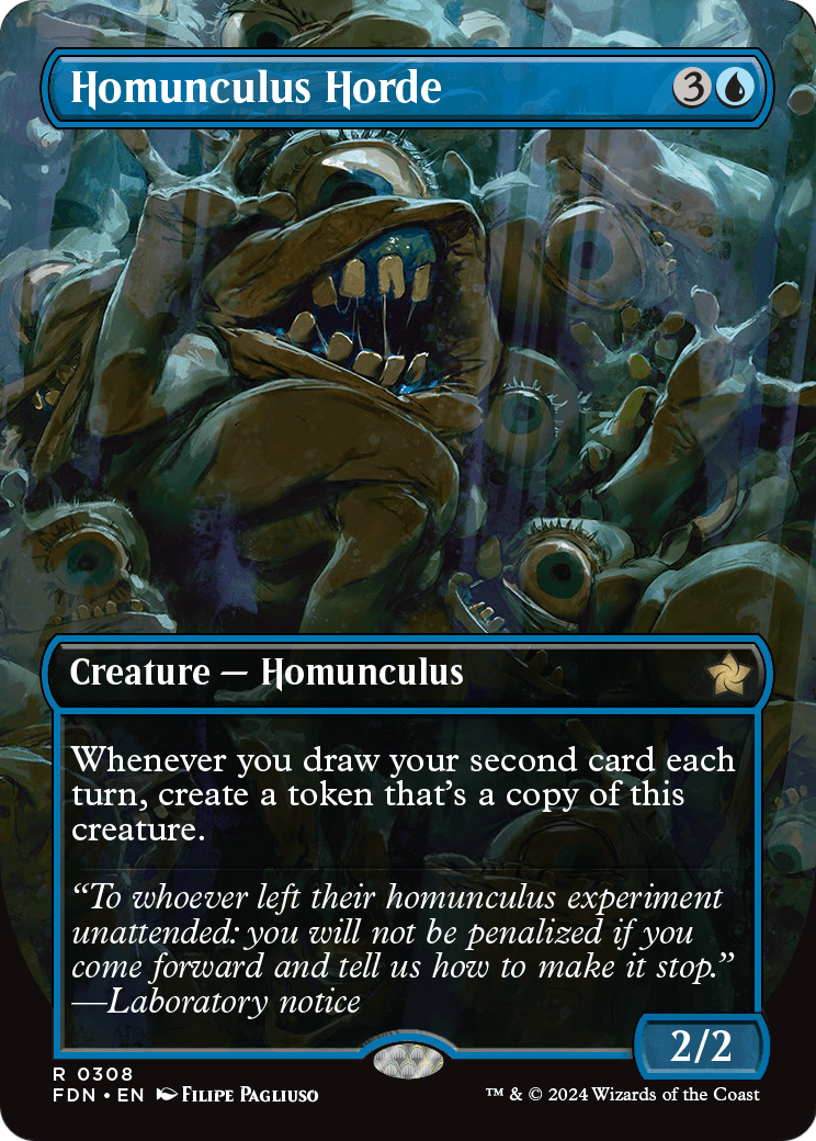 Homunculus Horde - (FDN) #308 (Borderless)