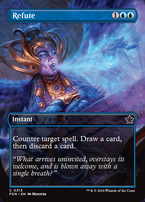 Refute - (FDN) #313 (Foil/Borderless)