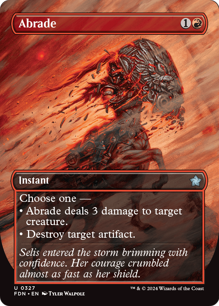 Abrade - (FDN) #327 (Borderless)