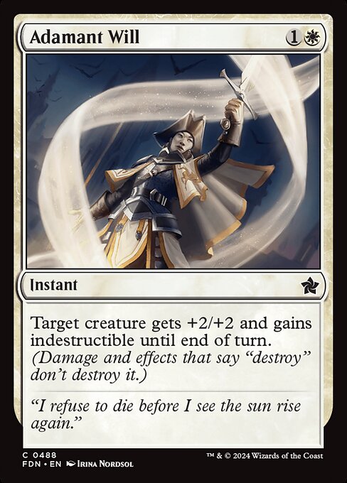 Adamant Will - (FDN) #488
