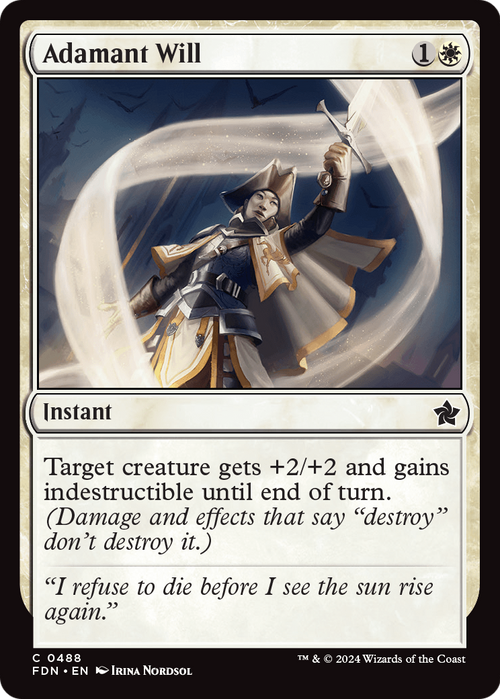 Adamant Will - (FDN) #488