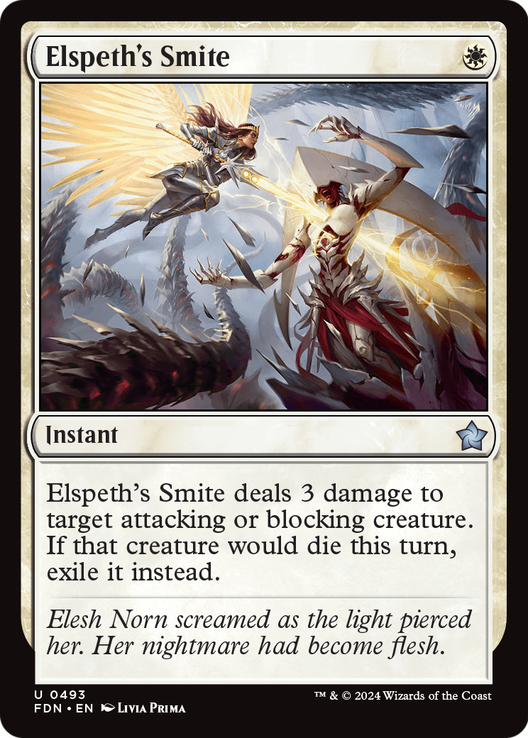 Elspeth's Smite - (FDN) #493