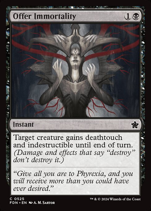 Offer Immortality - (FDN) #525