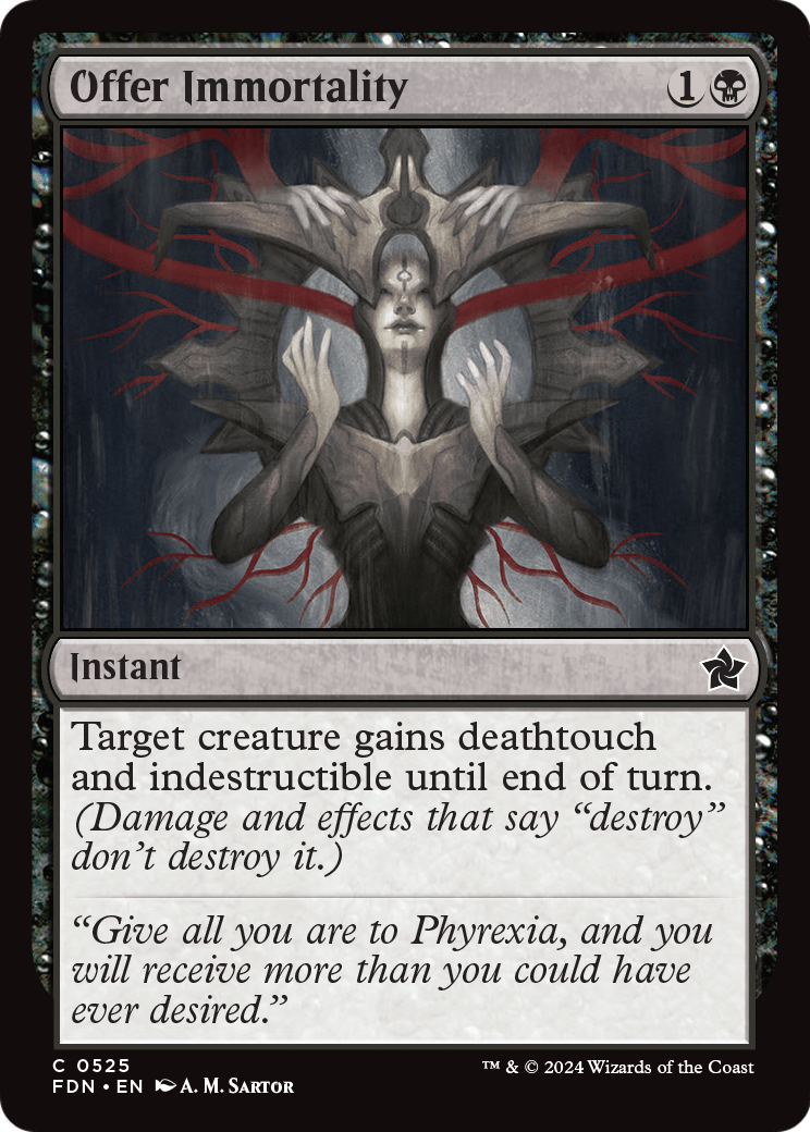 Offer Immortality - (FDN) #525