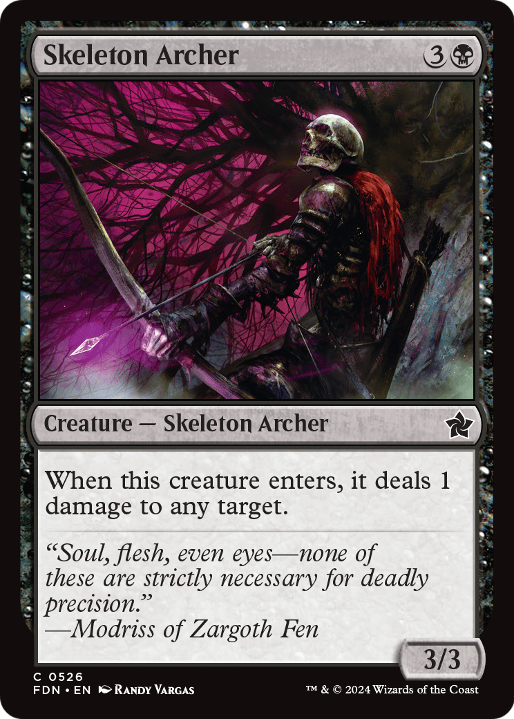 Skeleton Archer - (FDN) #526