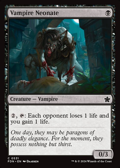 Vampire Neonate - (FDN) #531