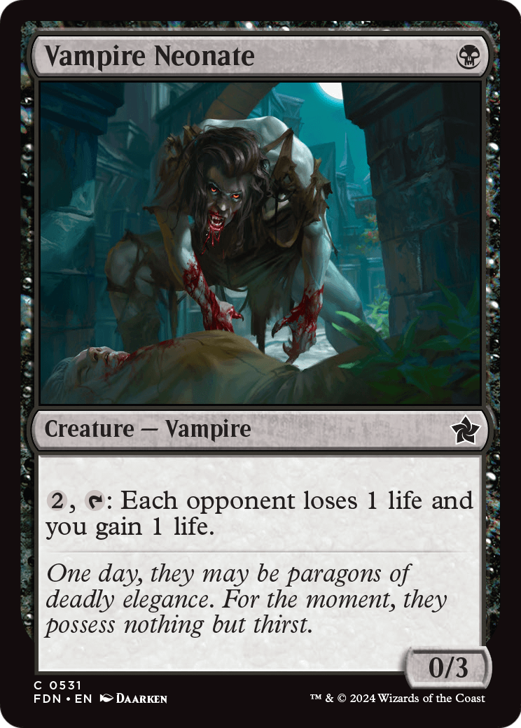 Vampire Neonate - (FDN) #531
