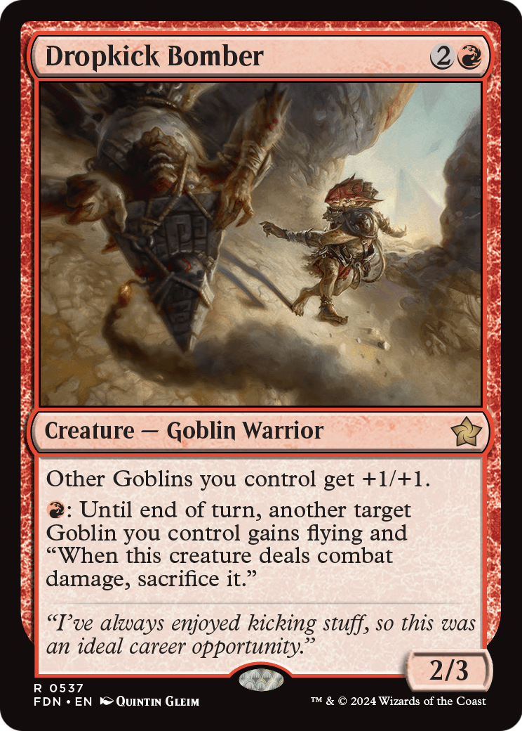 Dropkick Bomber - (FDN) #537
