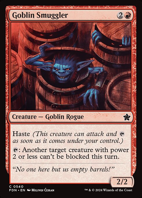 Goblin Smuggler - (FDN) #540