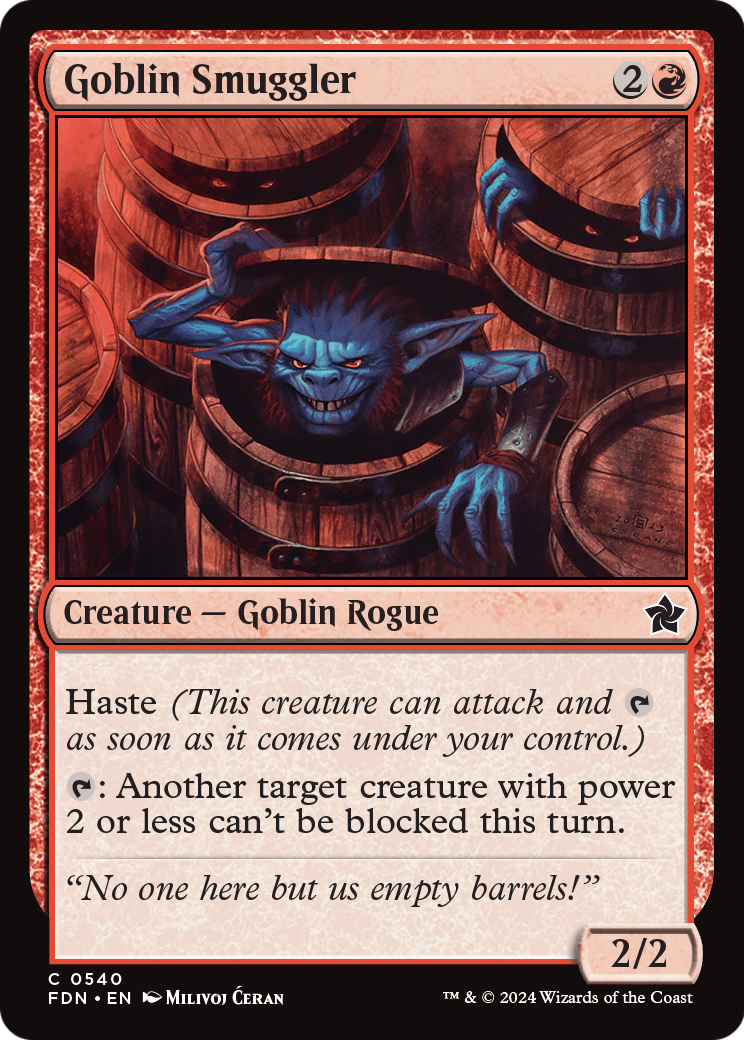 Goblin Smuggler - (FDN) #540