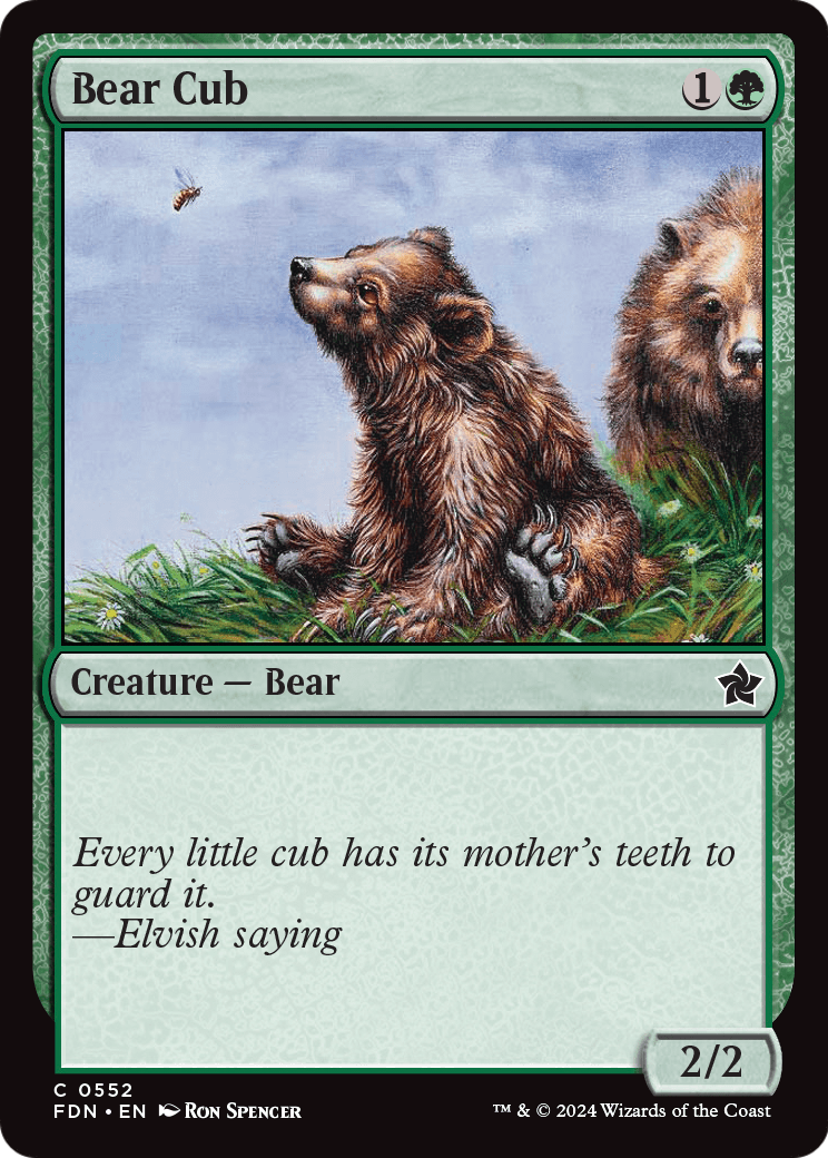 Bear Cub - (FDN) #552