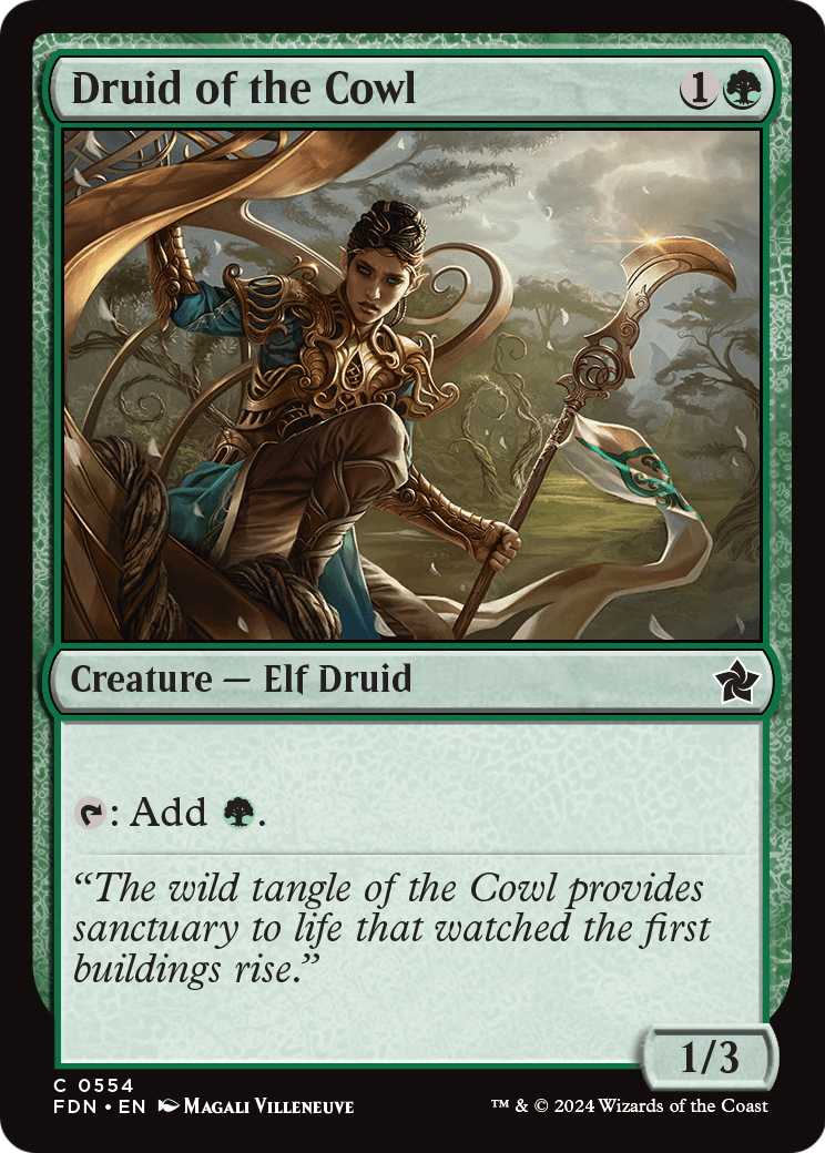 Druid of the Cowl - (FDN) #554