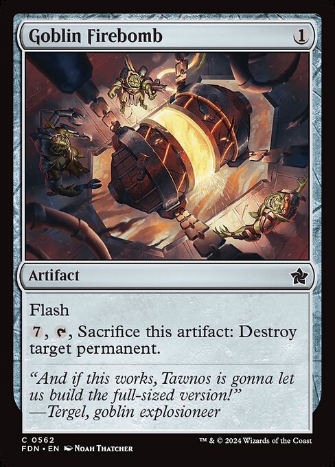 Goblin Firebomb - (FDN) #562