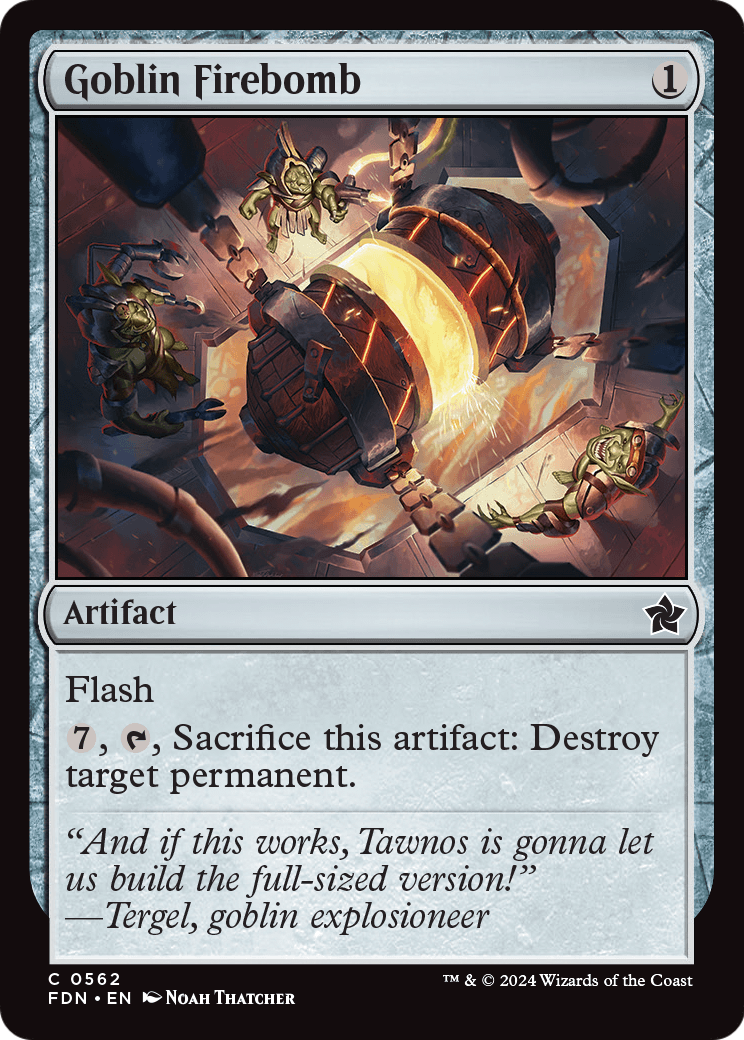 Goblin Firebomb - (FDN) #562