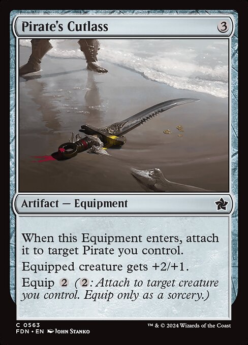 Pirate's Cutlass - (FDN) #563