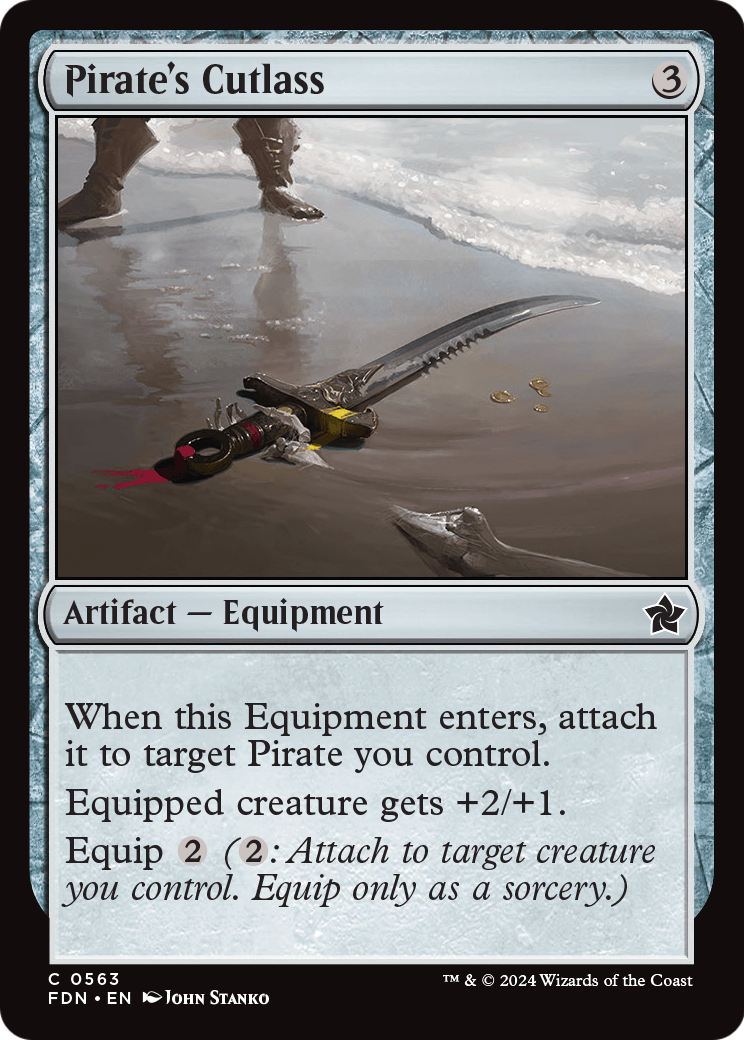 Pirate's Cutlass - (FDN) #563