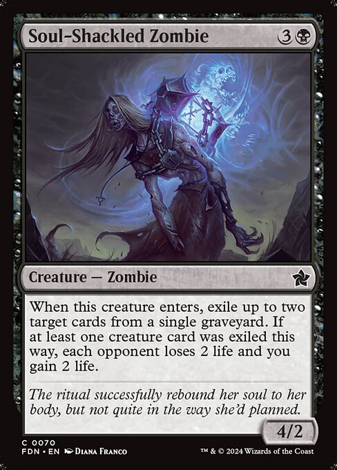 Soul-Shackled Zombie - (FDN) #70