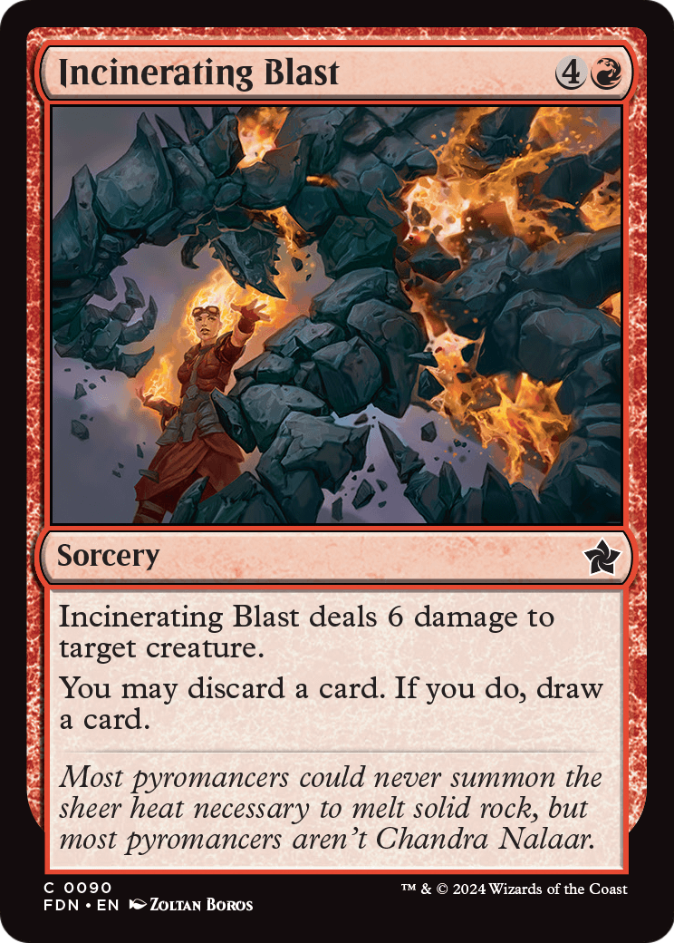 Incinerating Blast - (FDN) #90