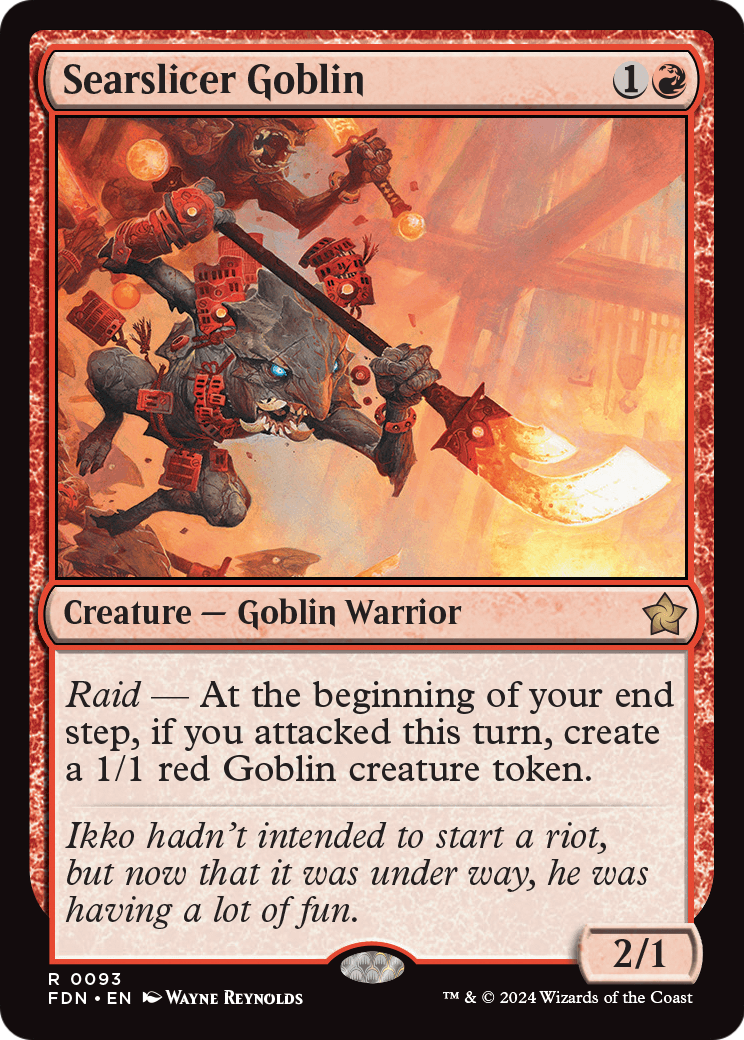 Searslicer Goblin - (FDN) #93