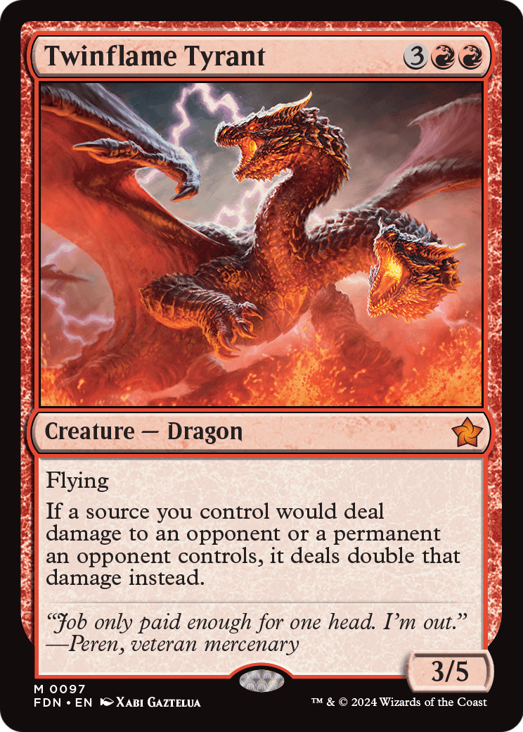 Twinflame Tyrant - (FDN) #97