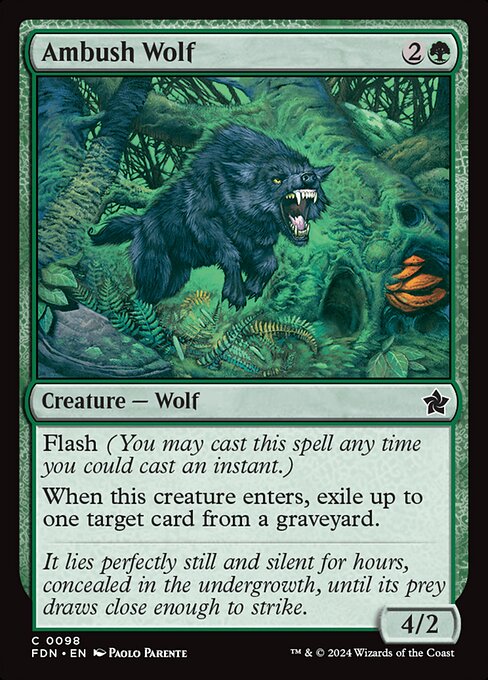 Ambush Wolf - (FDN) #98