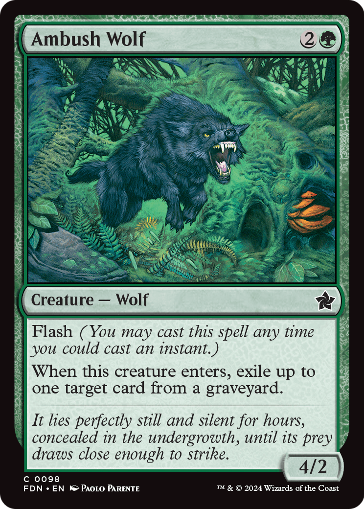 Ambush Wolf - (FDN) #98