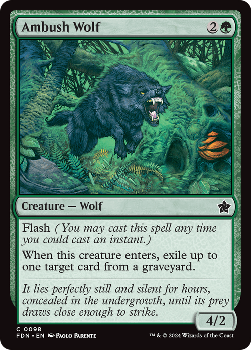 Ambush Wolf - (FDN) #98