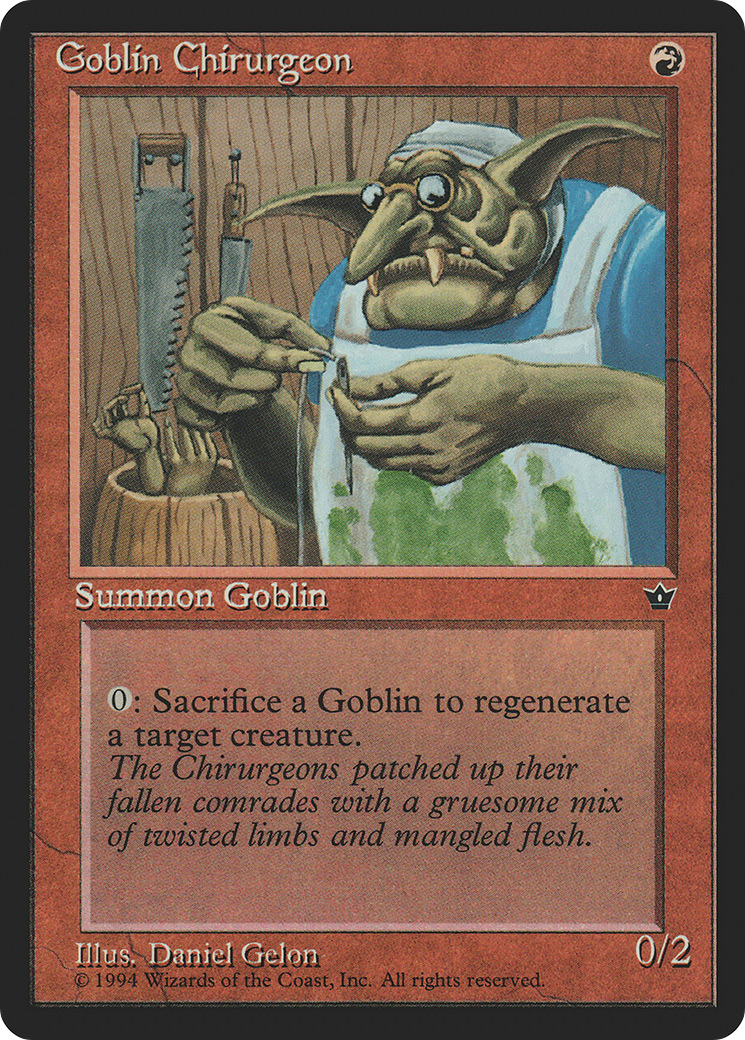 Goblin Chirurgeon - (FEM) #54a