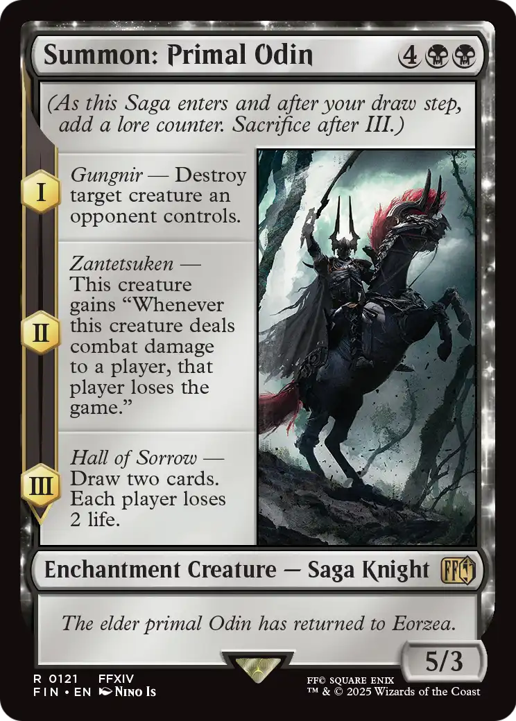 Summon: Primal Odin - (FIN) #121 (Foil)
