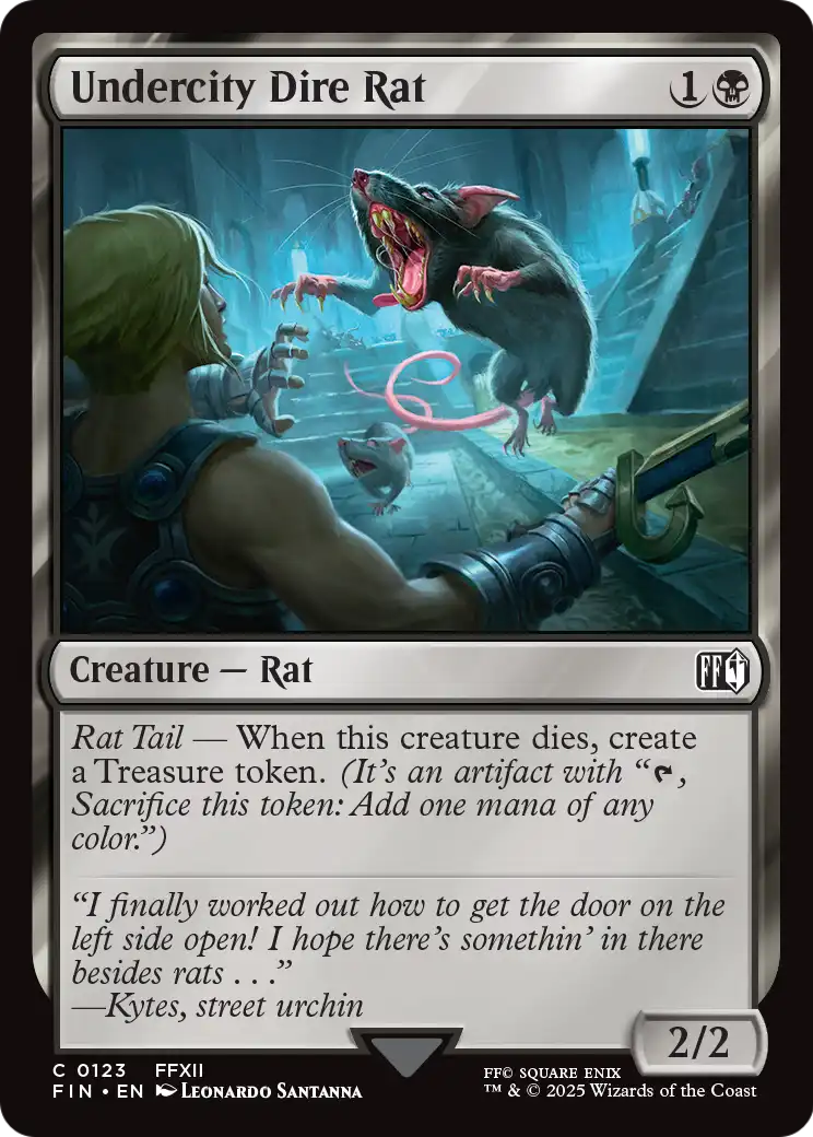 Undercity Dire Rat - (FIN) #123