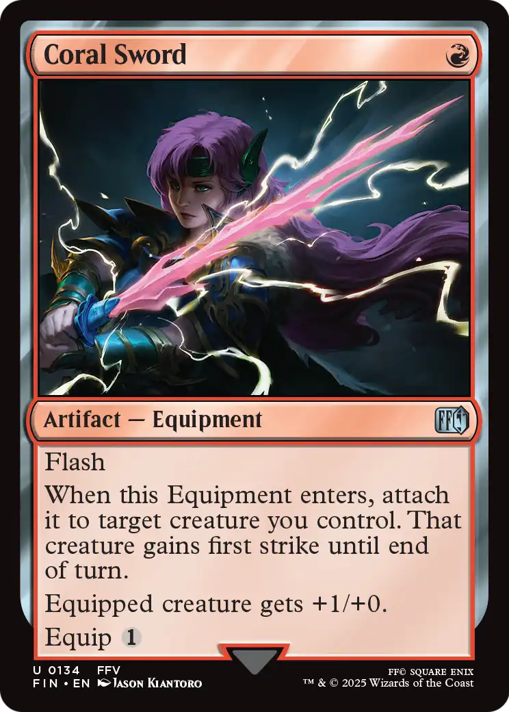 Coral Sword - (FIN) #134