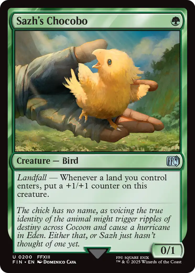 Sazh's Chocobo - (FIN) #200