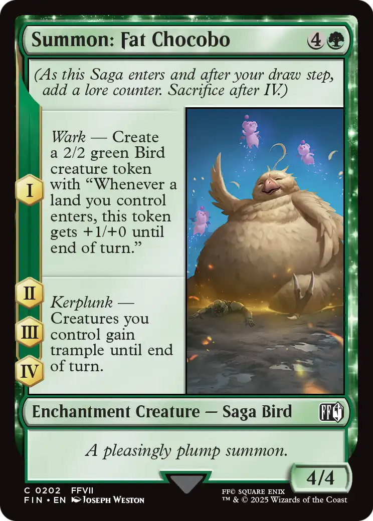 Summon: Fat Chocobo - (FIN) #202