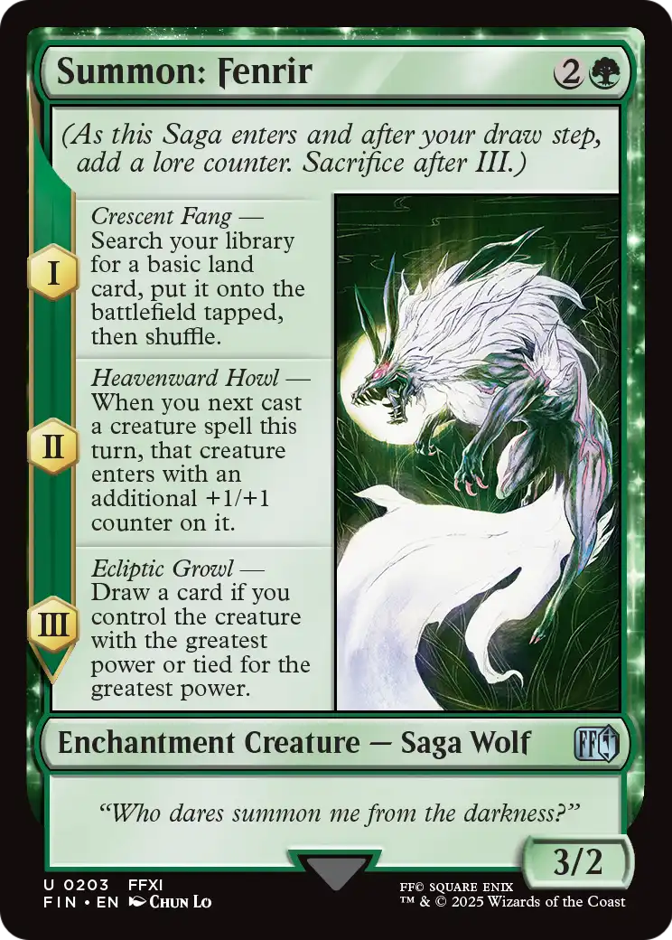 Summon: Fenrir - (FIN) #203