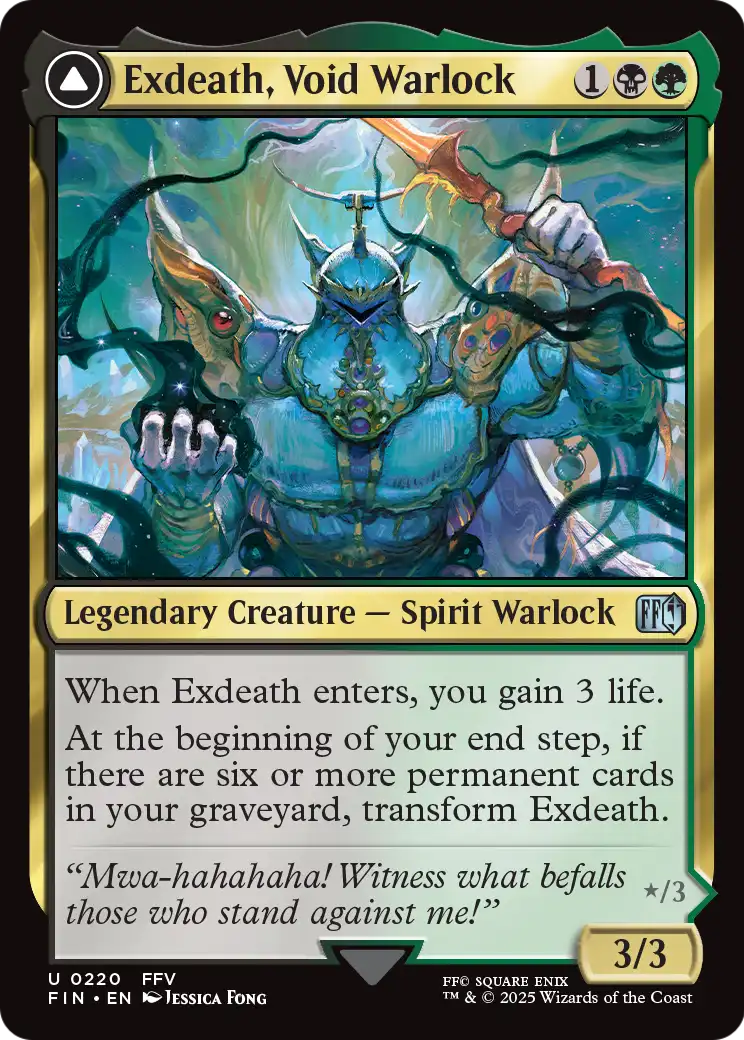 Exdeath, Void Warlock // Neo Exdeath, Dimension's End - (FIN) #220