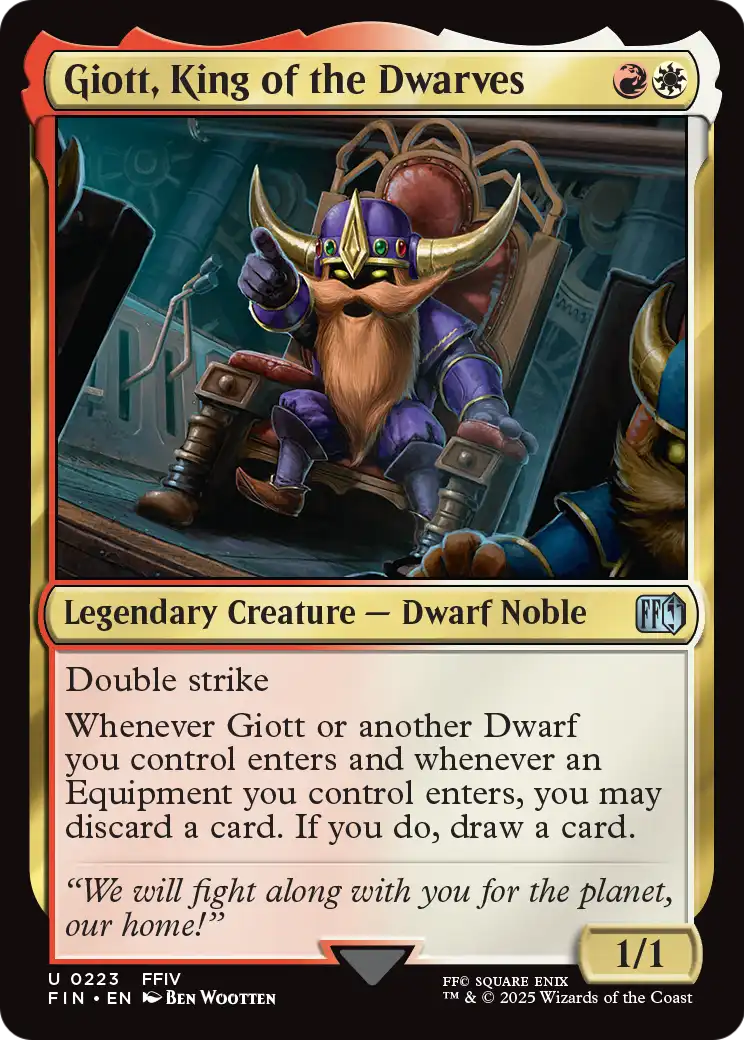 Giott, King of the Dwarves - (FIN) #223