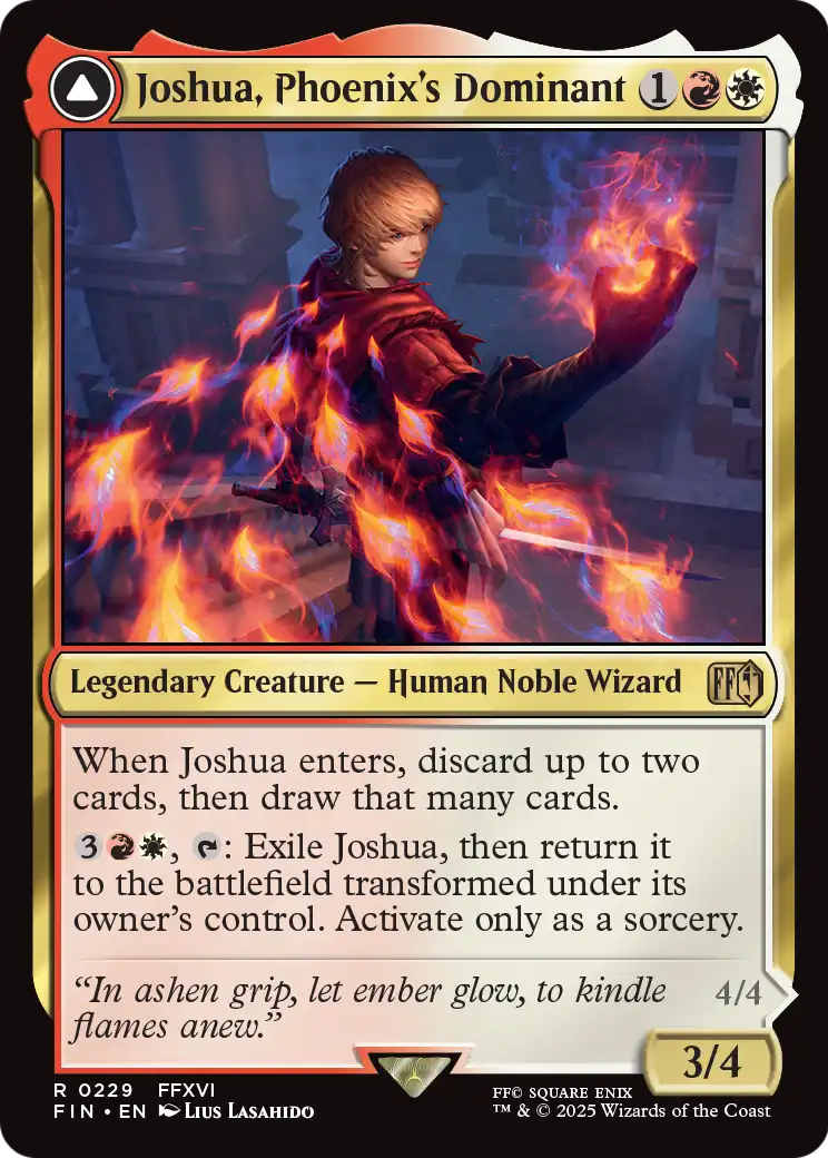 Joshua, Phoenix's Dominant // Phoenix, Warden of Fire - (FIN) #229