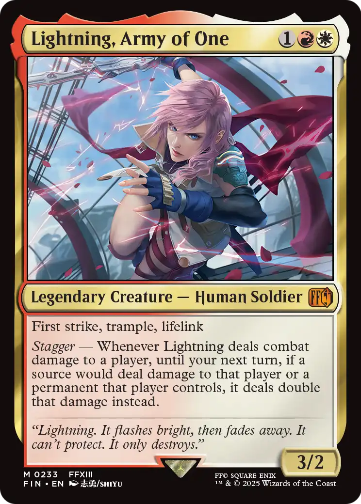 Lightning, Army of One - (FIN) #233 (Foil)