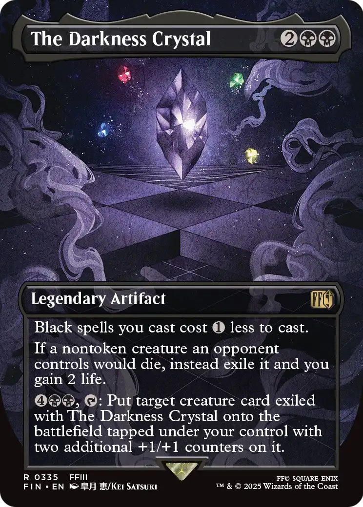 The Darkness Crystal - (FIN) #335 (Borderless)