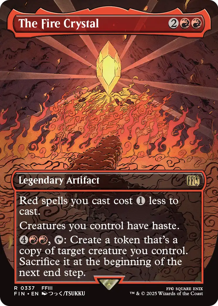 The Fire Crystal - (FIN) #337 (Borderless)