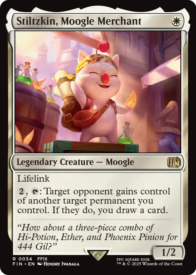 Stiltzkin, Moogle Merchant - (FIN) #34