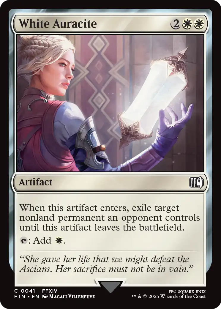White Auracite - (FIN) #41