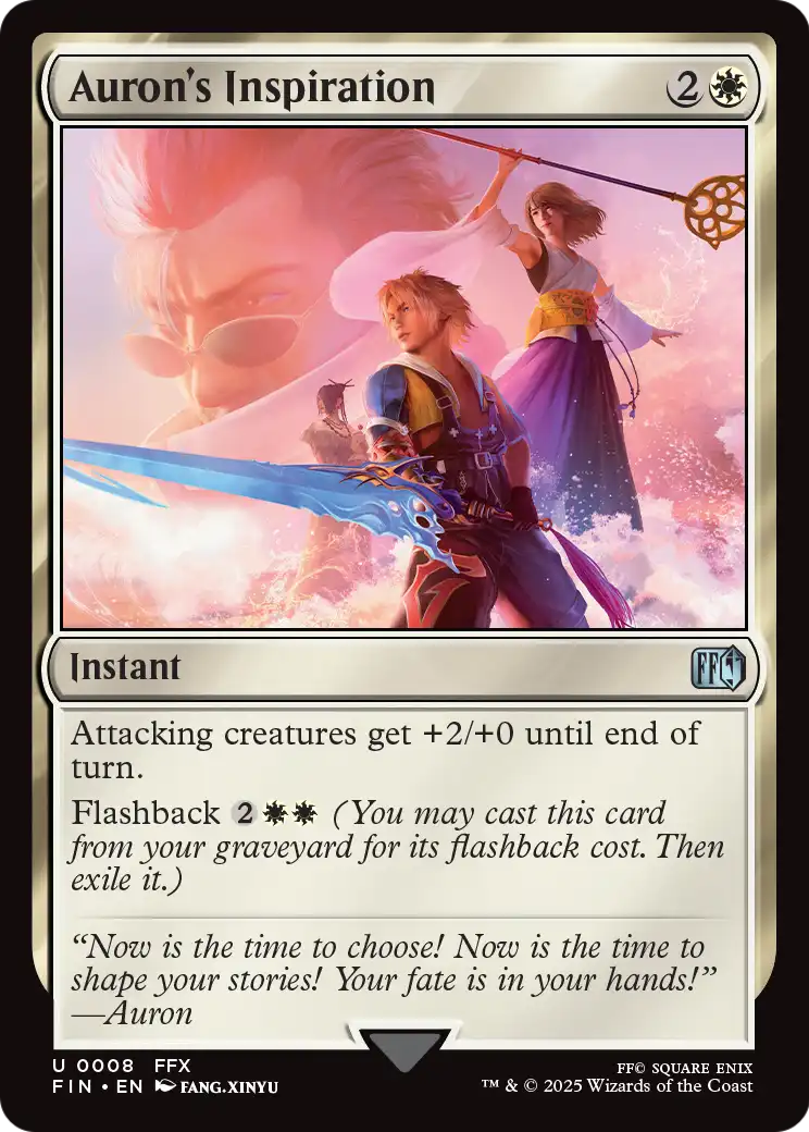 Auron's Inspiration - (FIN) #8 (Foil)