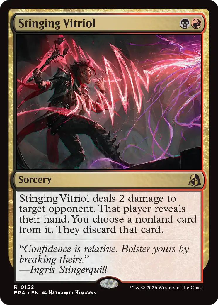 Stinging Vitriol - (FRA) #152